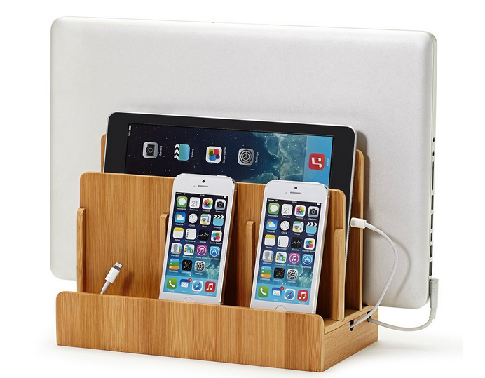 Bamboo Multi Device Charging Station